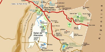 Atacama Çölü Şili göster