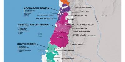 Şili şarap ülke göster